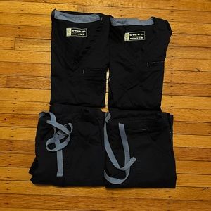 Bio navy scrub set, bundle of 2!